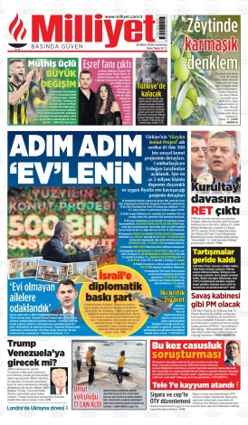 Milliyet Gazetesi: 25 Ekim 2025  25.10.2025