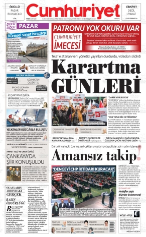 Cumhuriyet Gazetesi: 26 Ekim 2025  26.10.2025