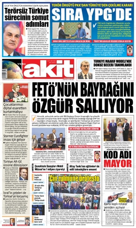 Yeniakit Gazetesi: 27 Ekim 2025  27.10.2025