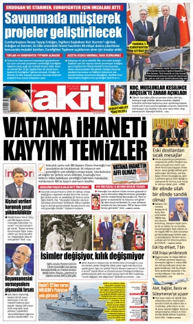 Yeniakit Gazetesi: 28 Ekim 2025  28.10.2025