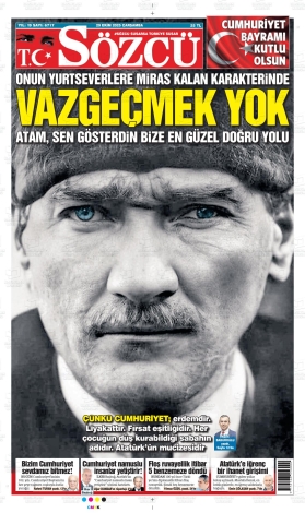Sözcü Gazetesi: 29 Ekim 2025  29.10.2025