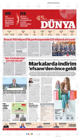 Dünya Gazetesi: 5 Kasım 2025  5.11.2025