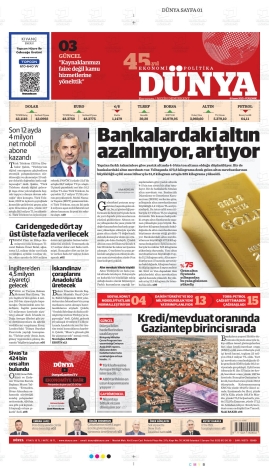 Dünya Gazetesi: 6 Kasım 2025  6.11.2025