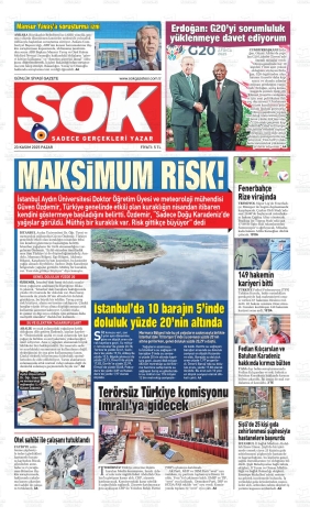 Şok Gazetesi: 23 Kasım 2025  23.11.2025
