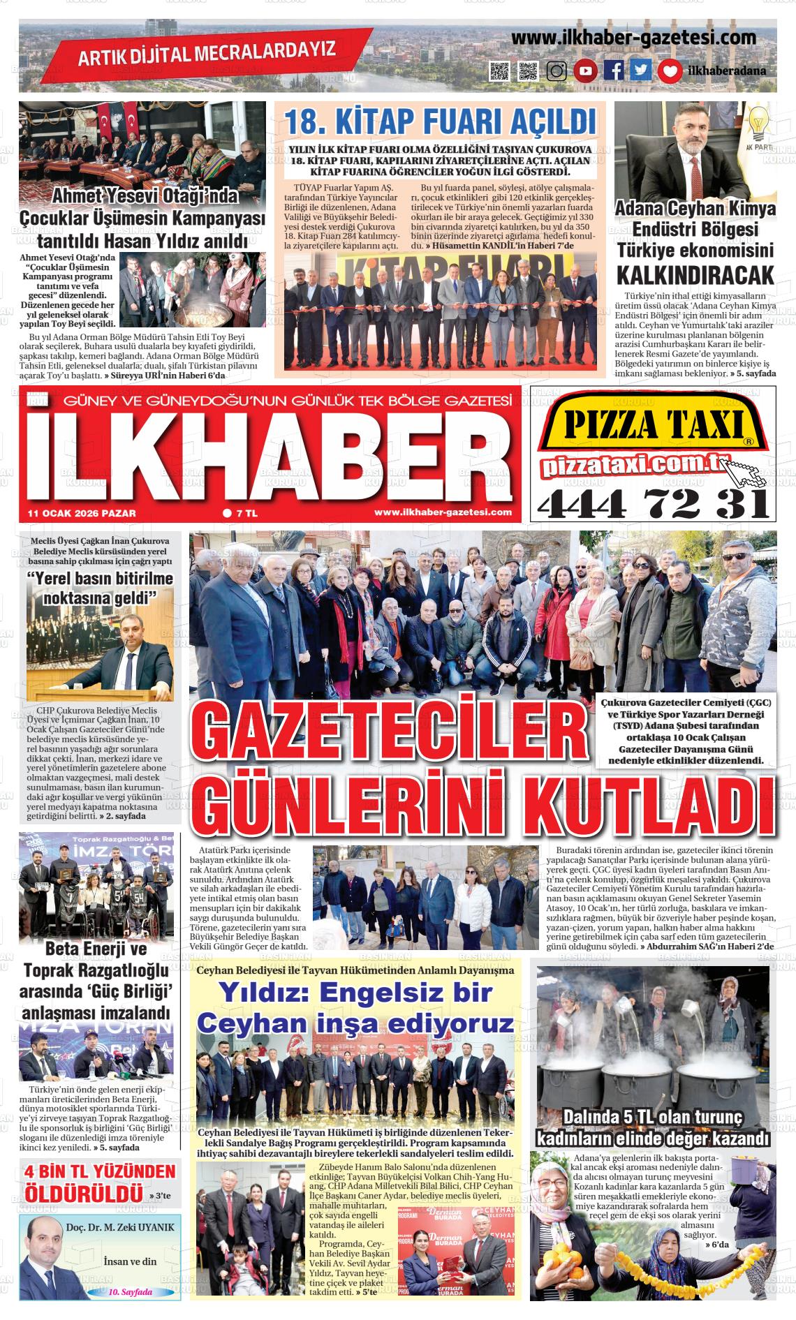 Adana Ilkhaber 11.01.2026