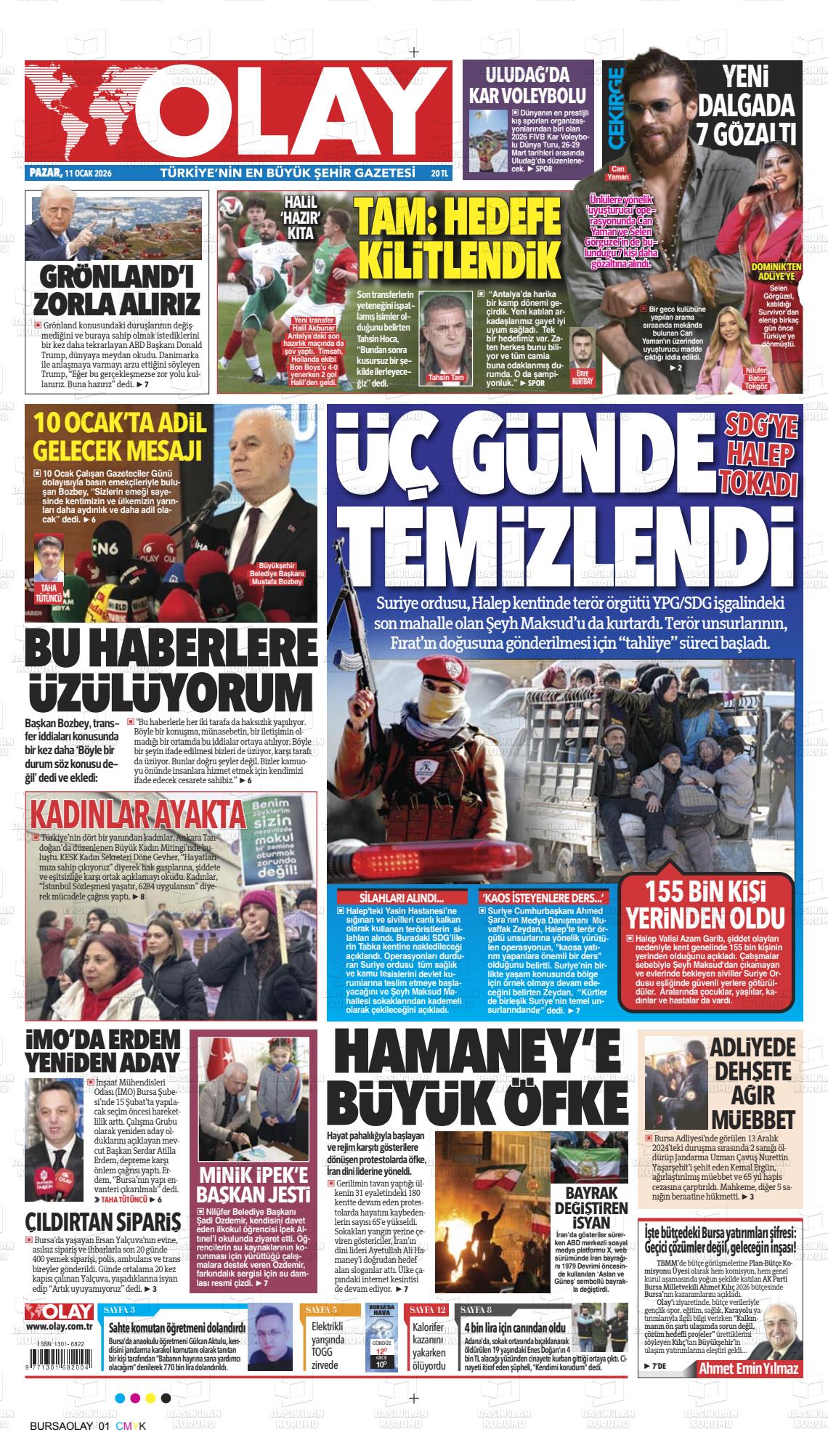 Hatay Olay 11.01.2026