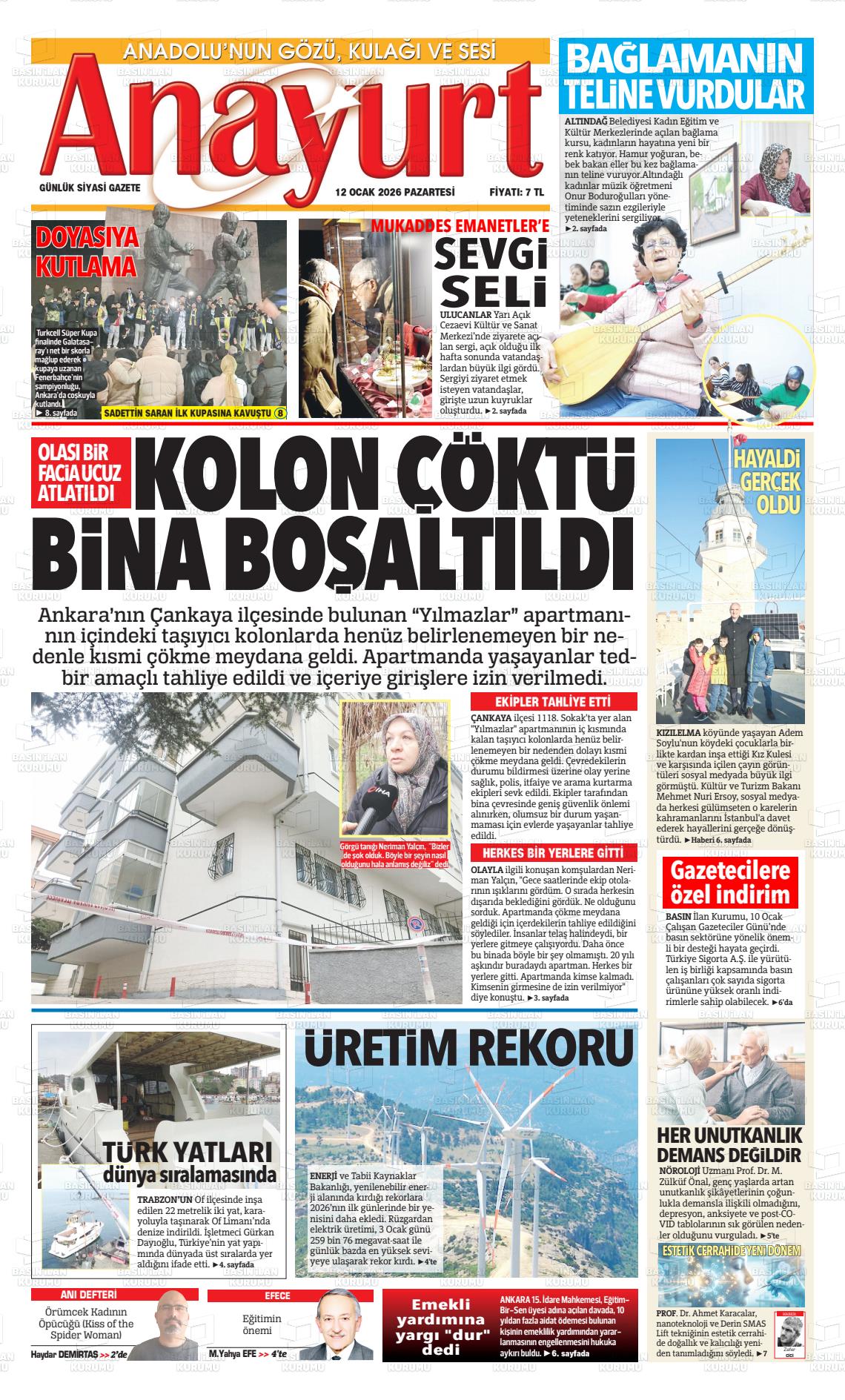 Ankara Anayurt 12.01.2026