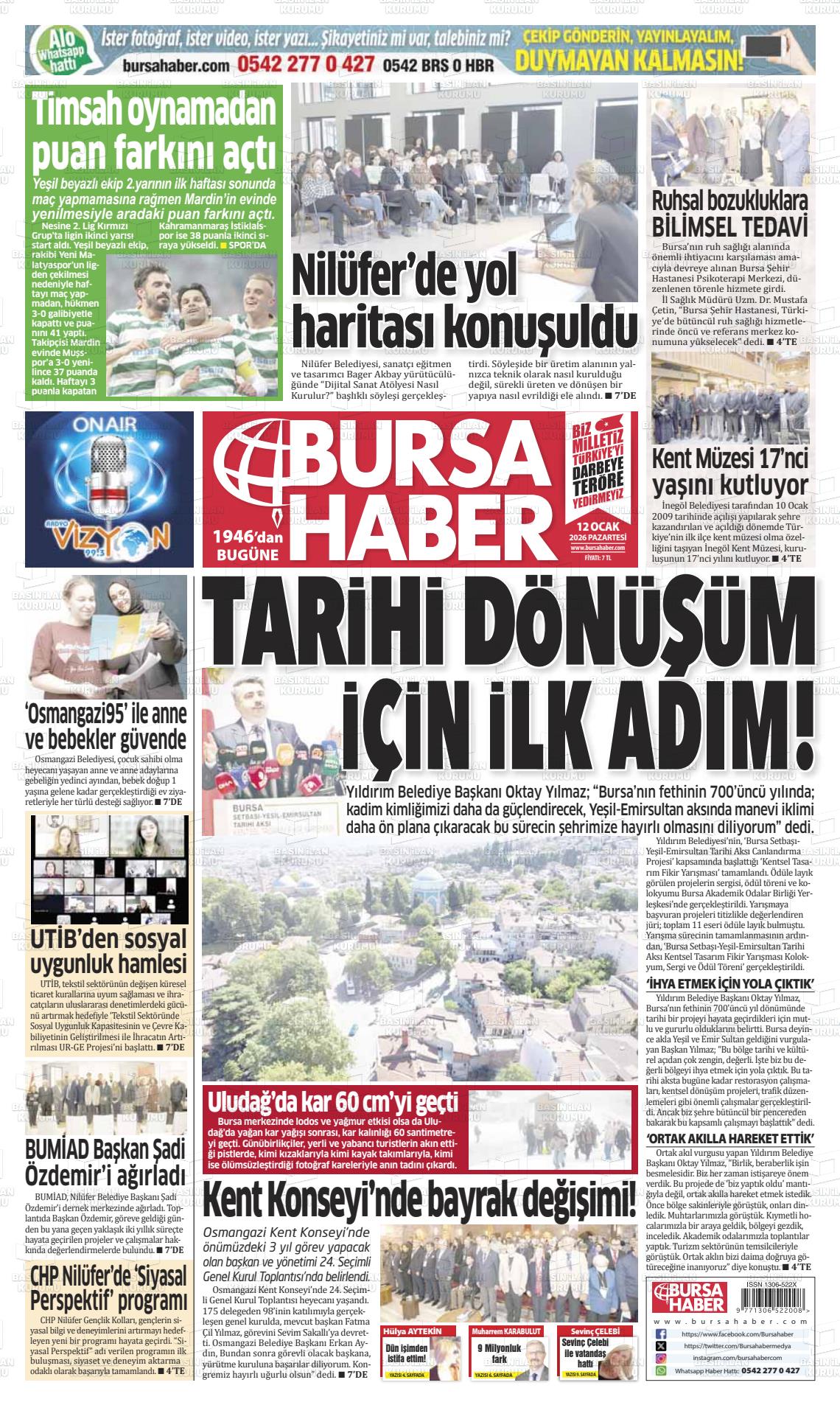 Bursa Haber 12.01.2026