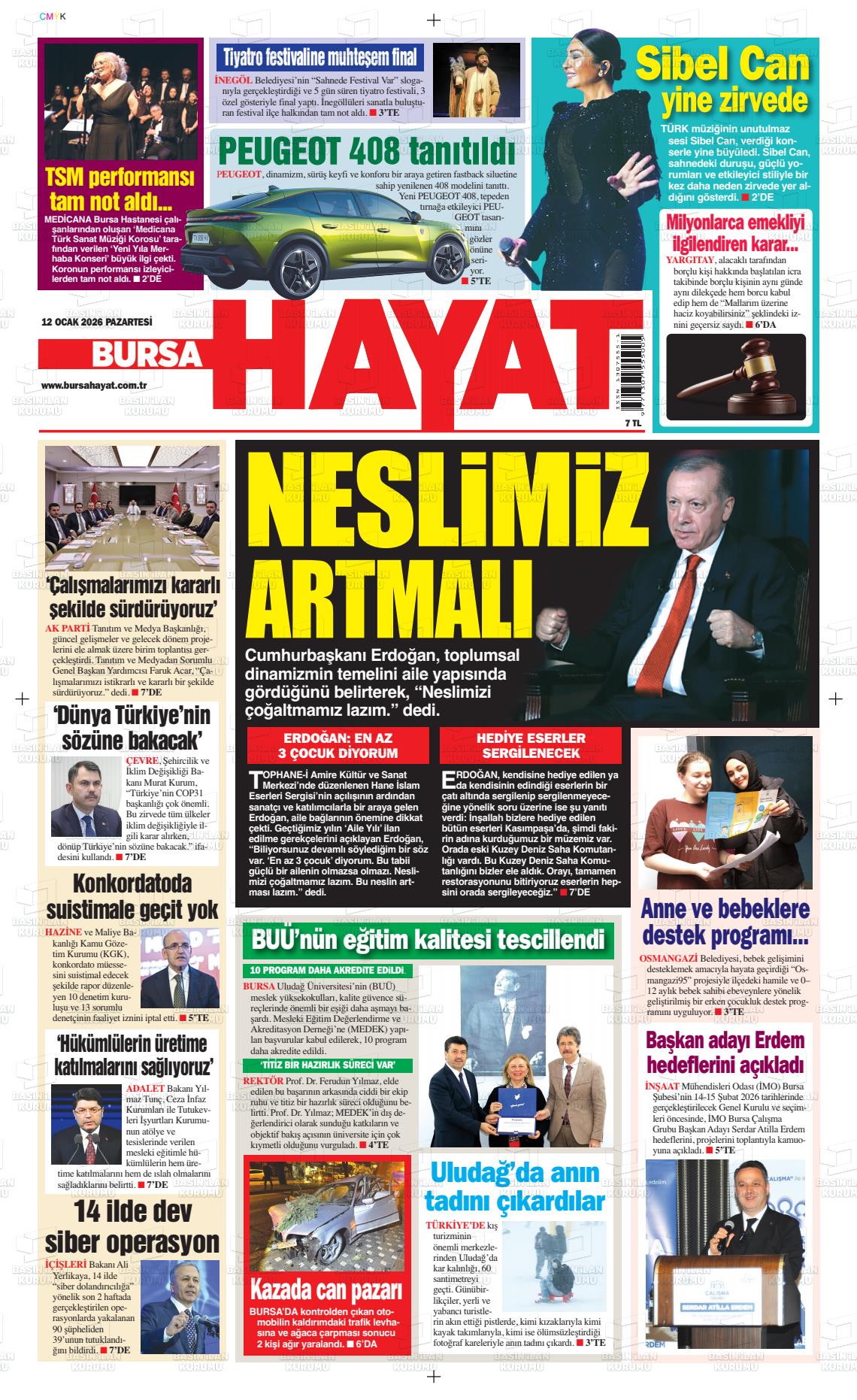 Bursa Hayat 12.01.2026