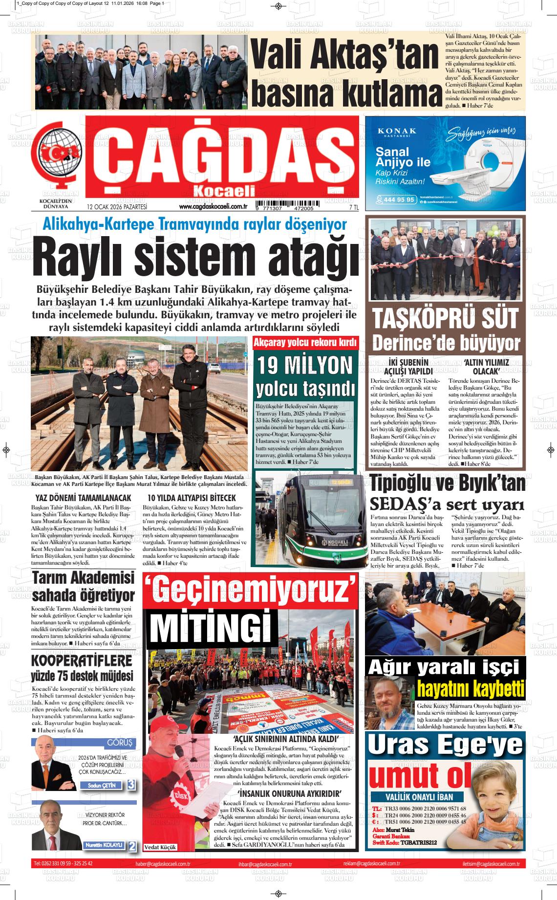 Kocaeli Cagdas 12.01.2026