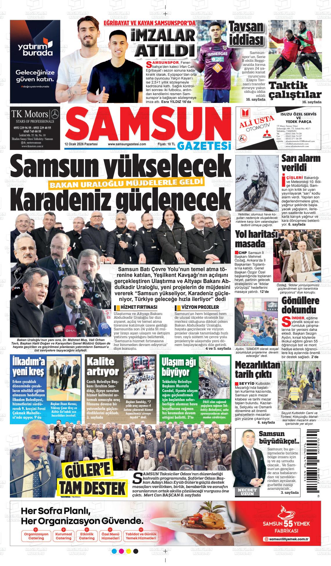 Samsun Ekip 12.01.2026