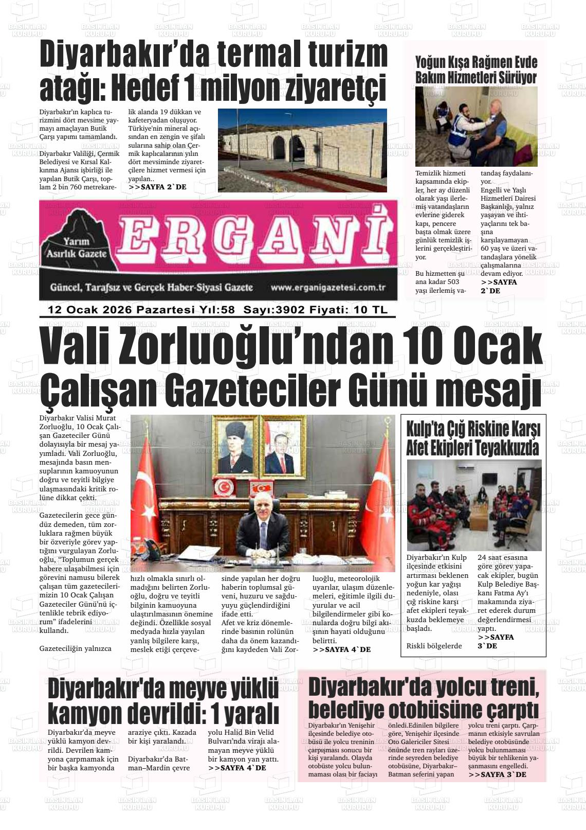 Diyarbakir Ergani 12.01.2026