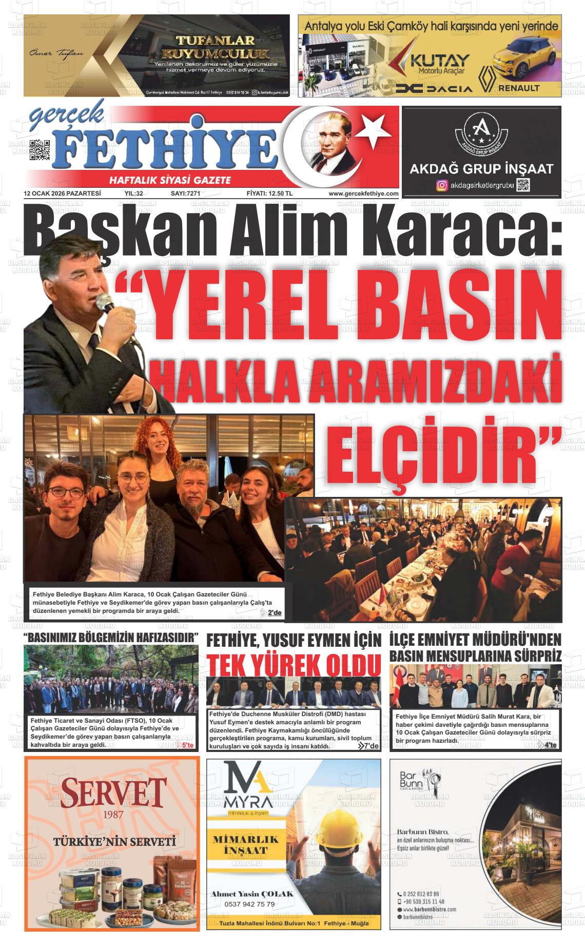 Mugla Gercekfethiye 12.01.2026