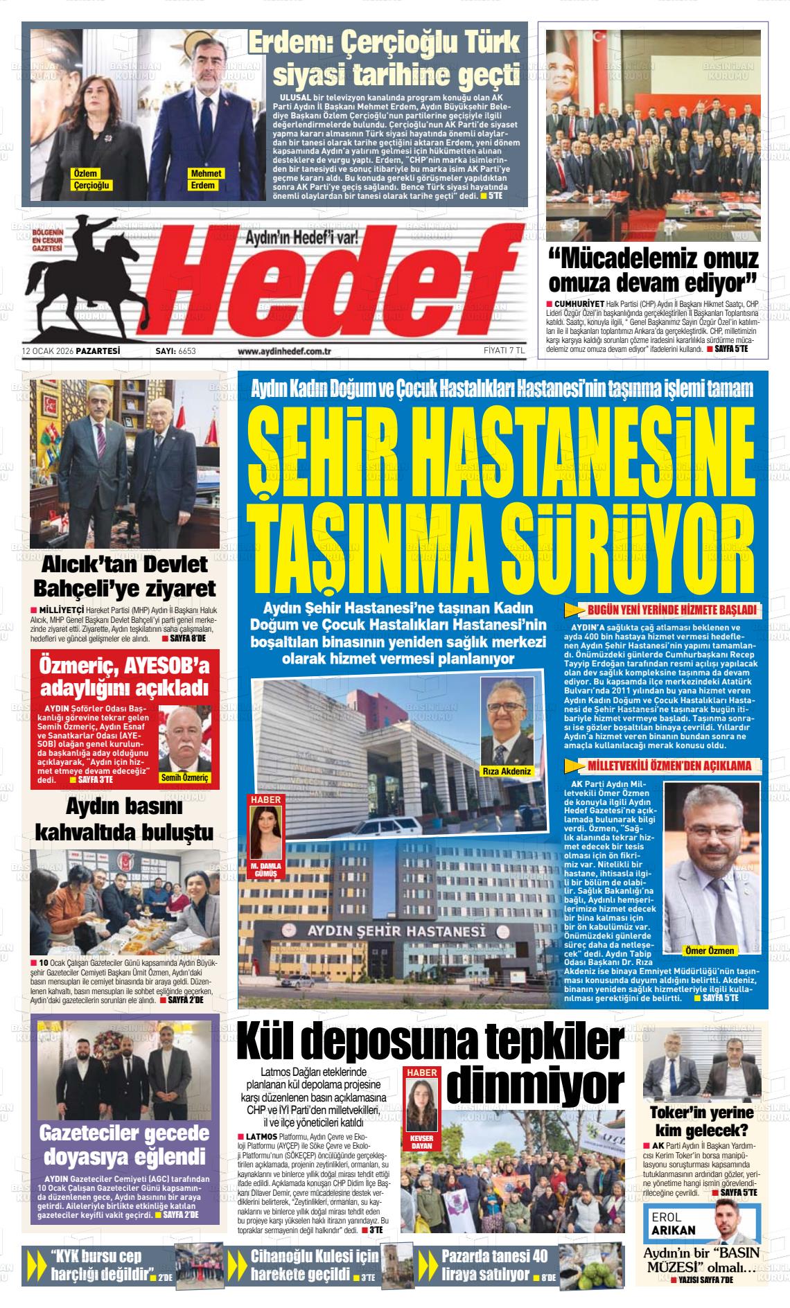 Canakkale Hedef 12.01.2026