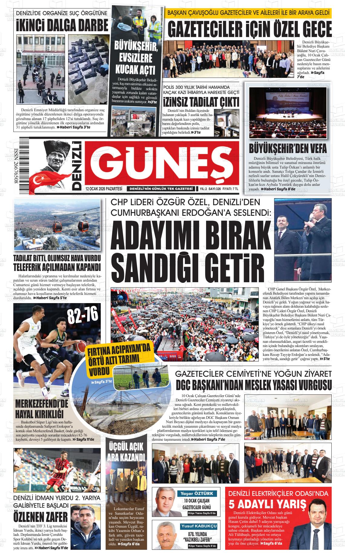 Denizli Hizmet 12.01.2026