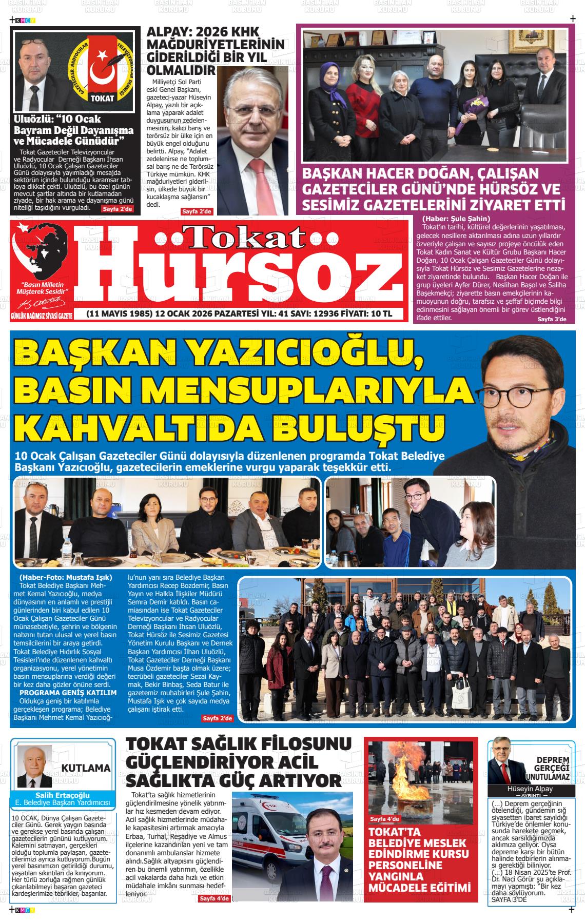 Tokat Hursoz 12.01.2026