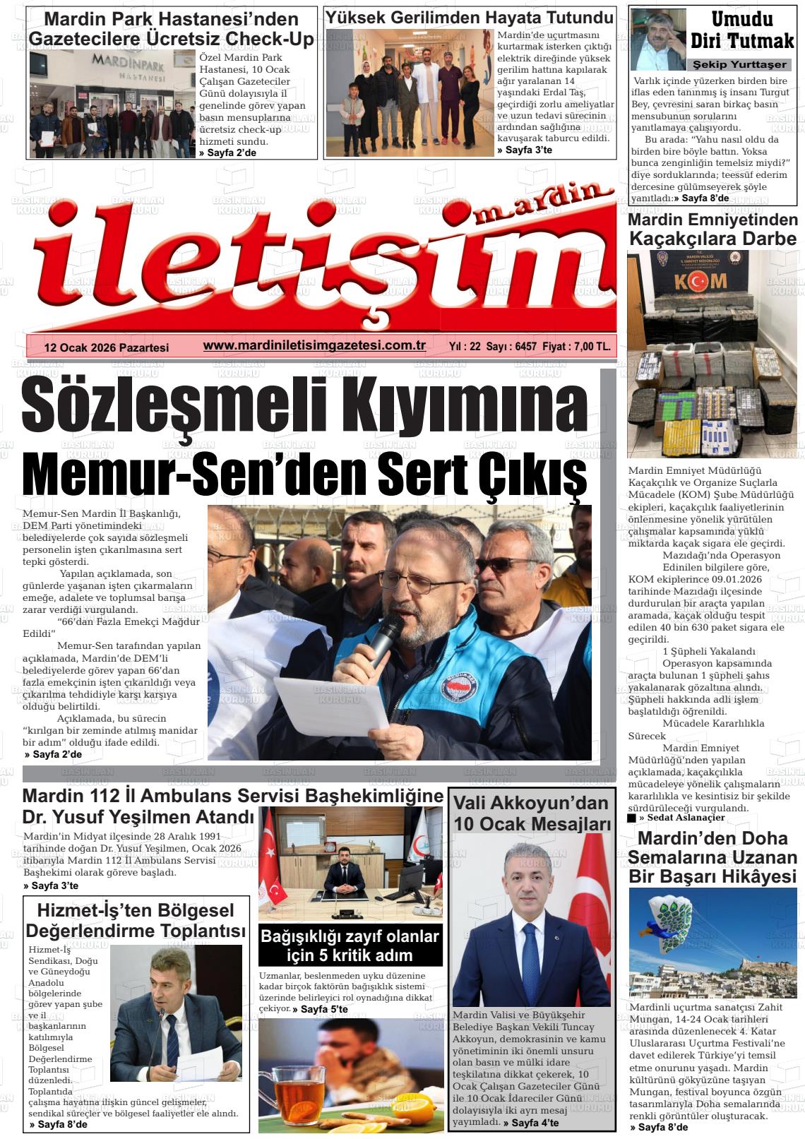 Mardin Iletisim 12.01.2026