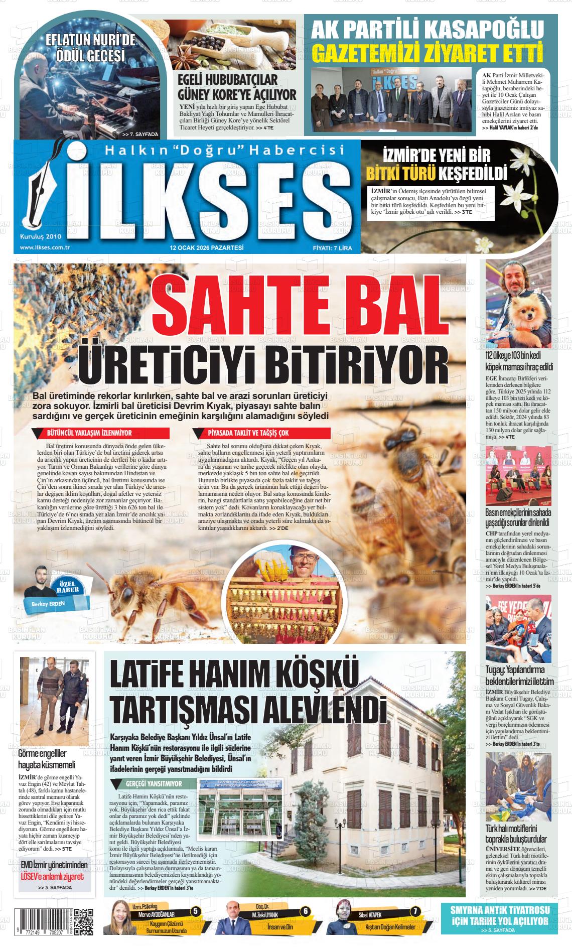 Izmir Ilkses 12.01.2026