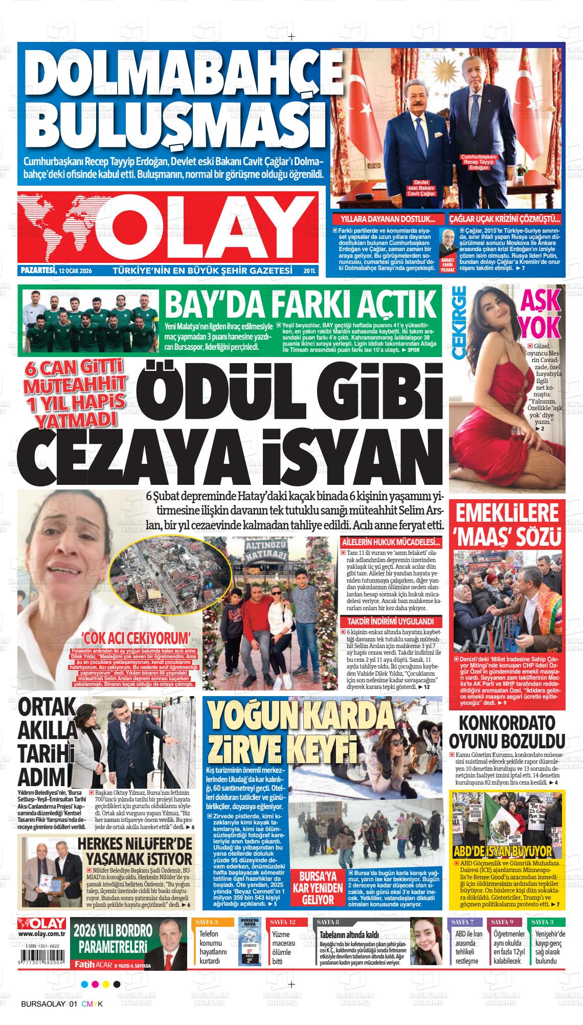 Hatay Olay 12.01.2026