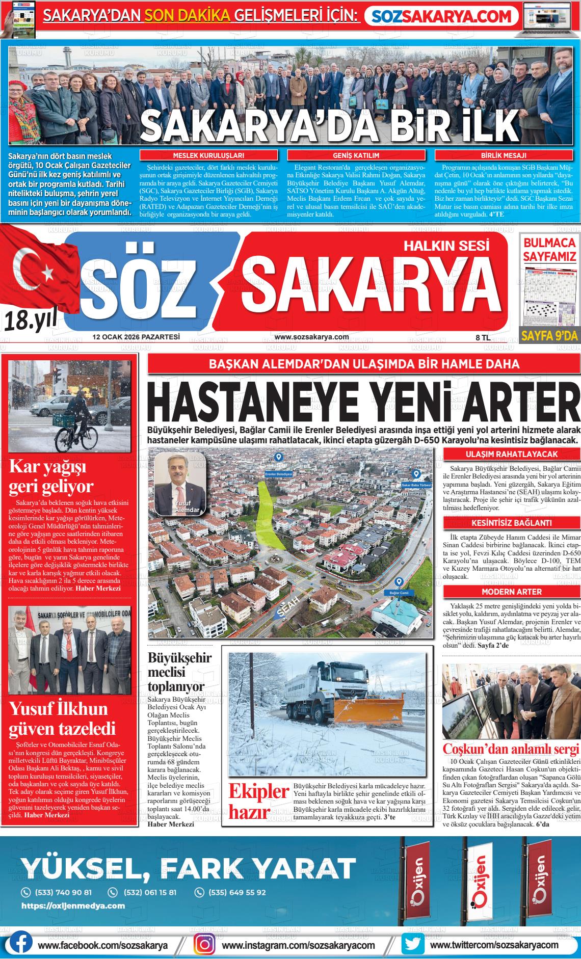 Sakarya Halk 12.01.2026