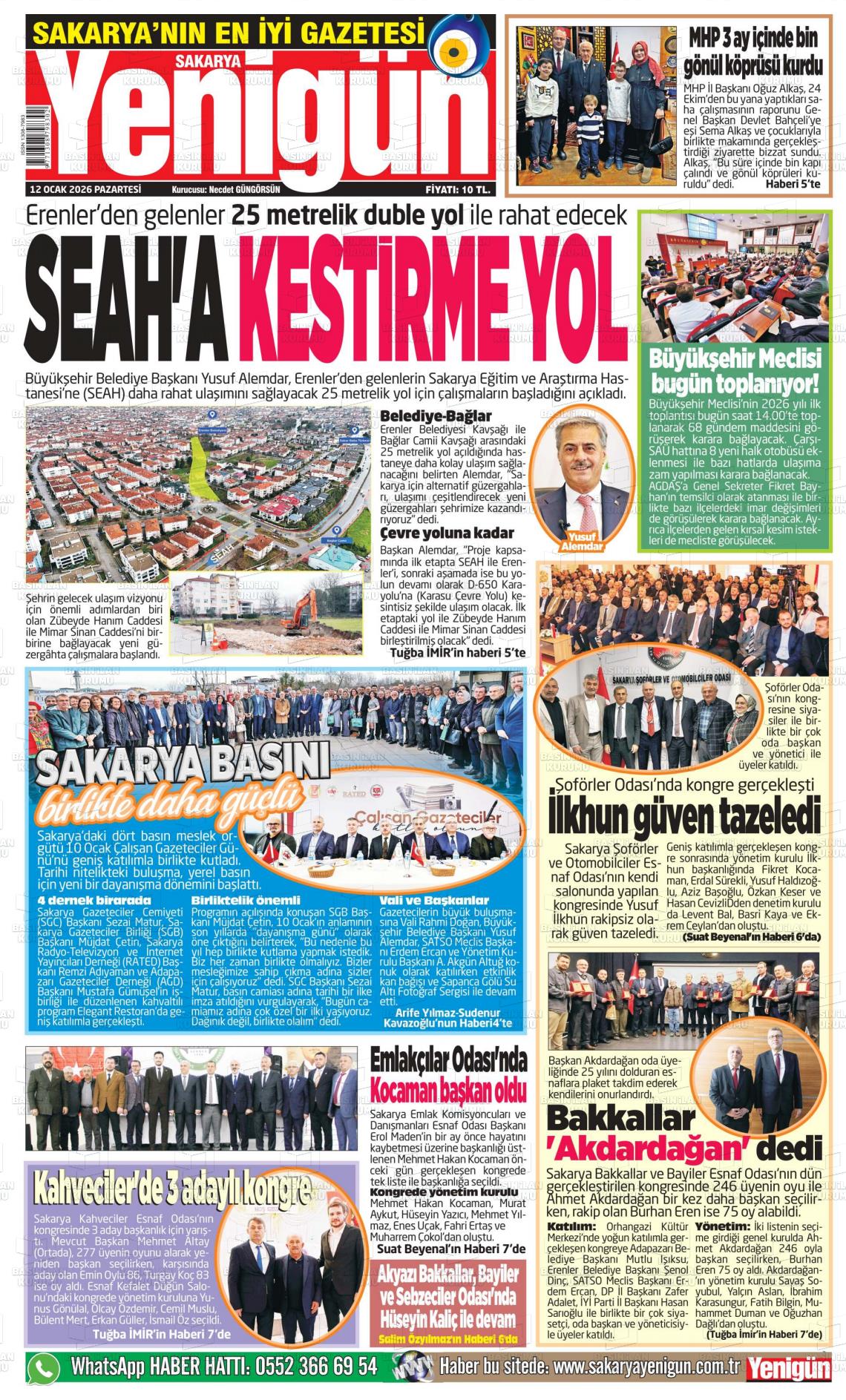 Sakarya Yenigun 12.01.2026