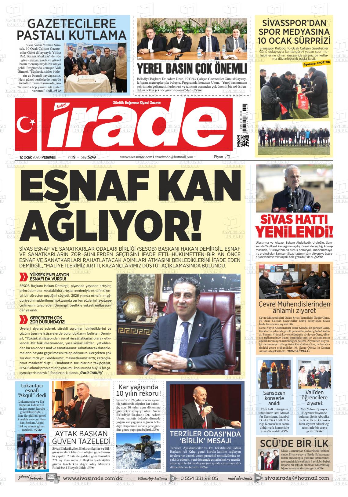 Sivas Irade 12.01.2026