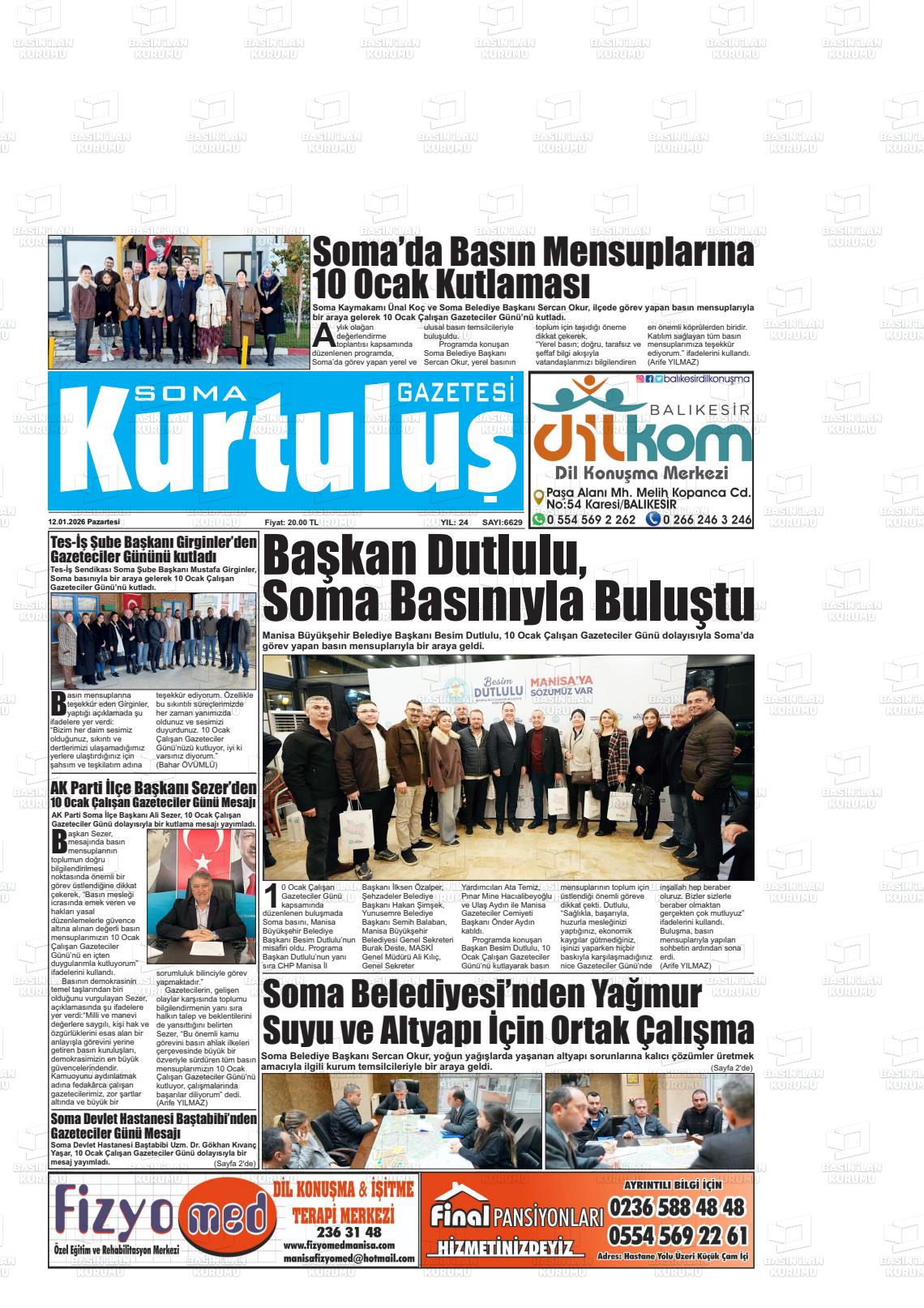 Manisa Somagundem 12.01.2026