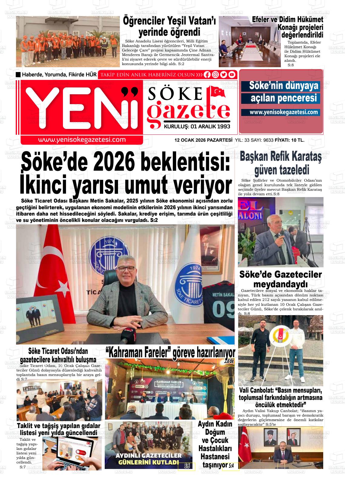 Aydin Yenisoke 12.01.2026