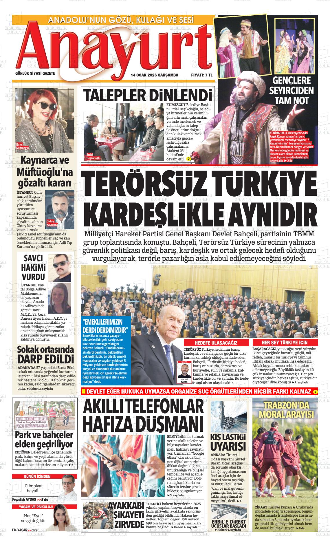 Ankara Anayurt 14.01.2026