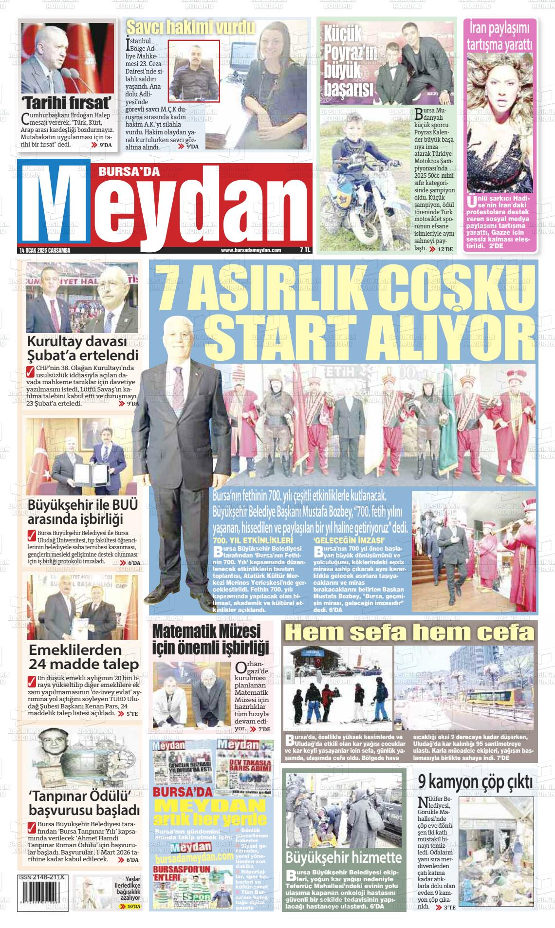 Bursa Dameydan 14.01.2026