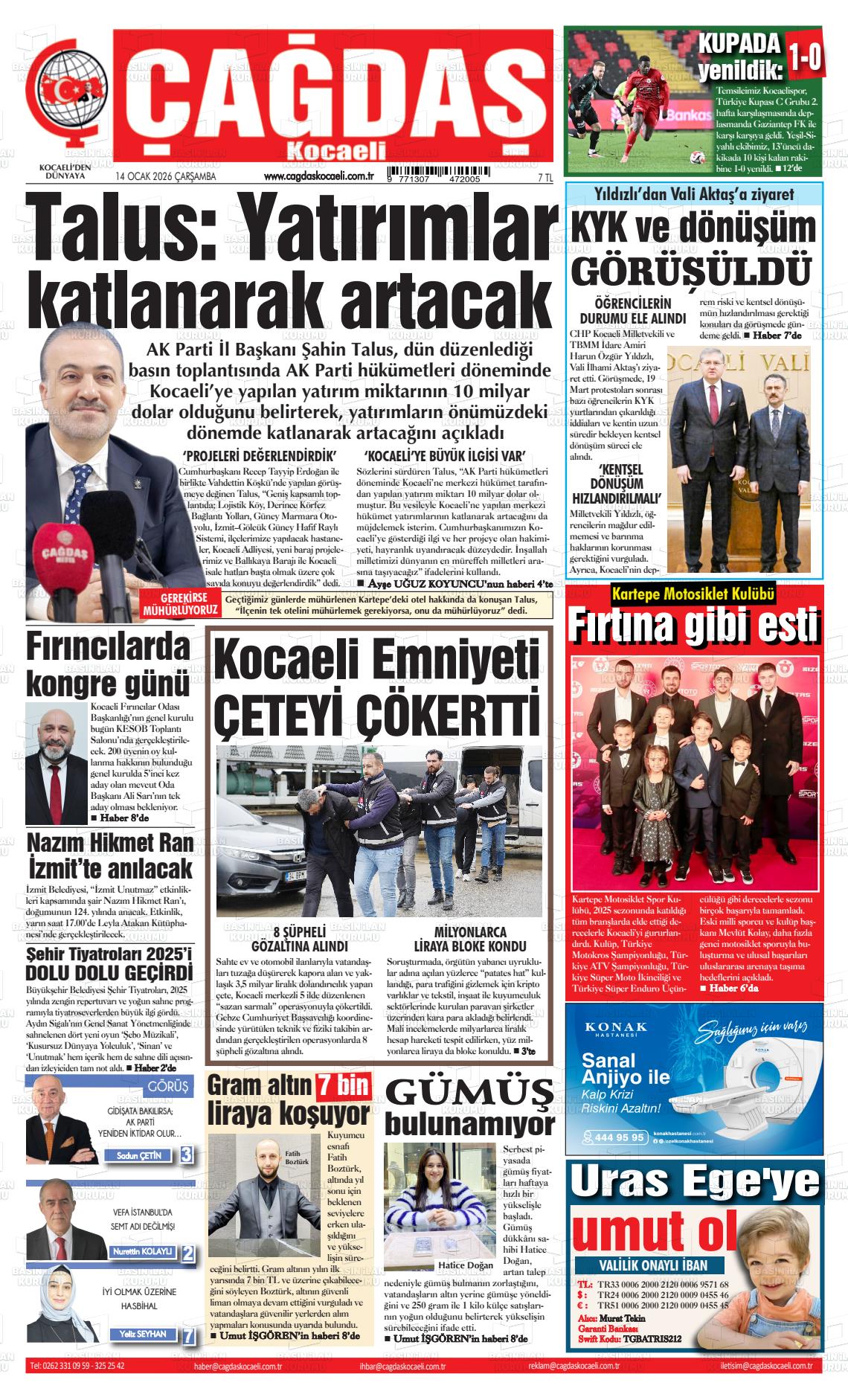 Kocaeli Cagdas 14.01.2026