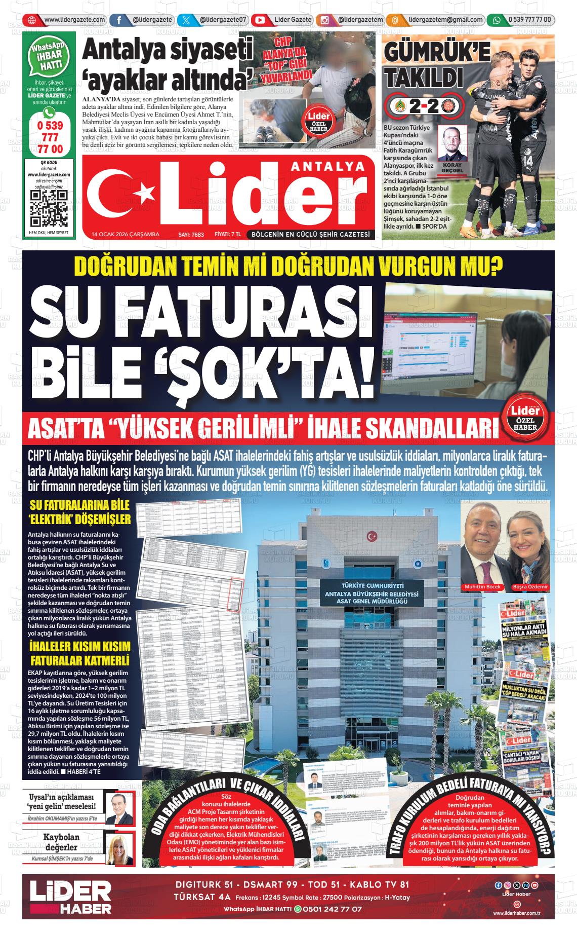 Antalya Gazetebir 14.01.2026