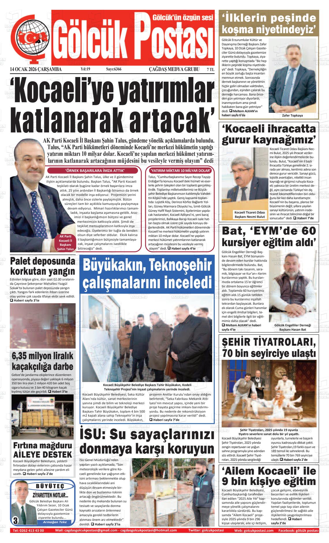 Kocaeli Golcukpostasi 14.01.2026