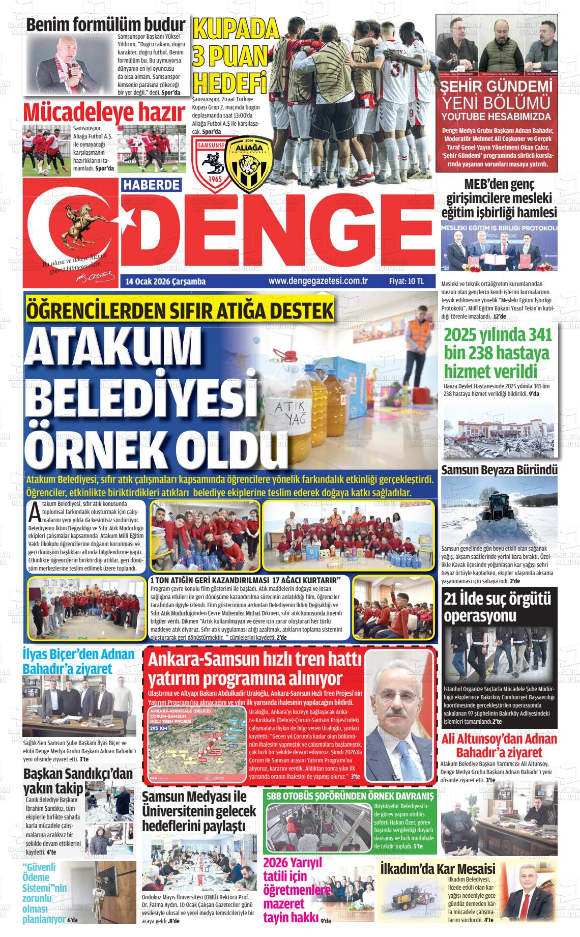 Samsun Haberdedenge 14.01.2026