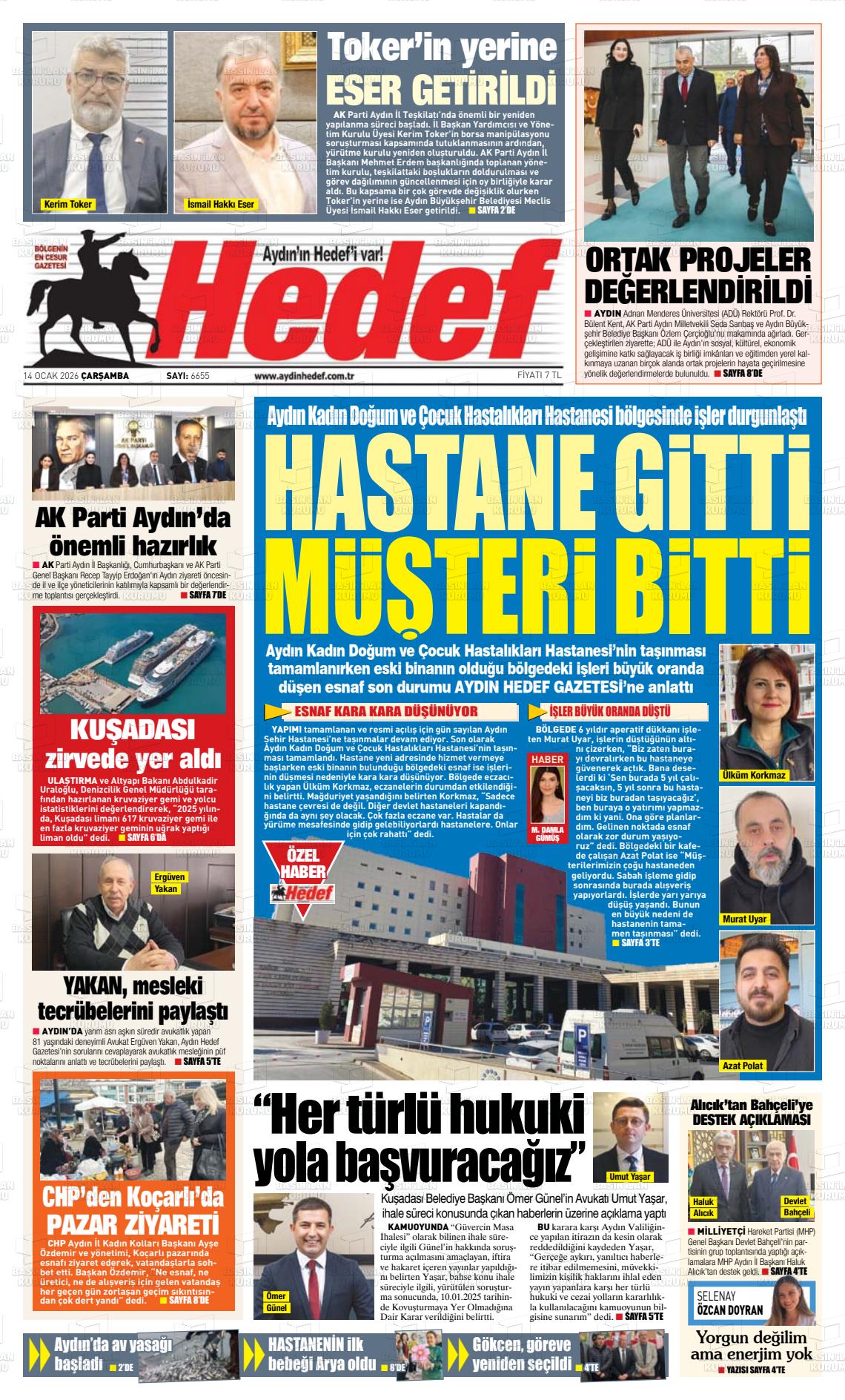 Canakkale Hedef 14.01.2026