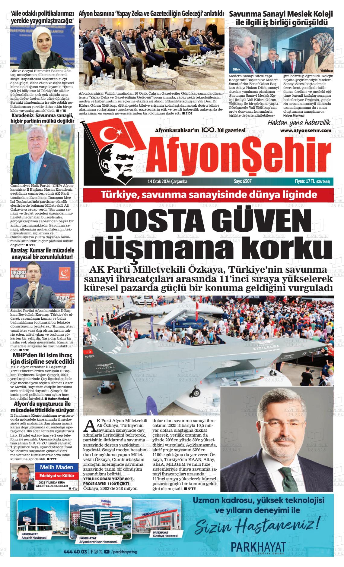 Afyonkarahisar Hisar 14.01.2026