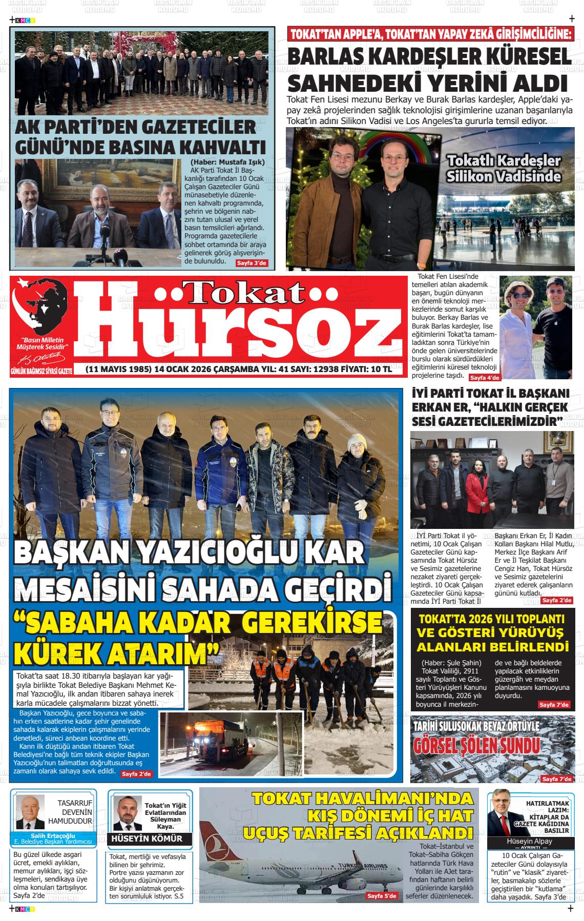 Tokat Hursoz 14.01.2026