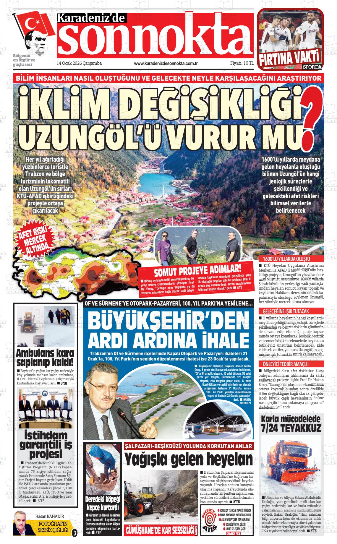 Trabzon Karadenizdesonnokta 14.01.2026