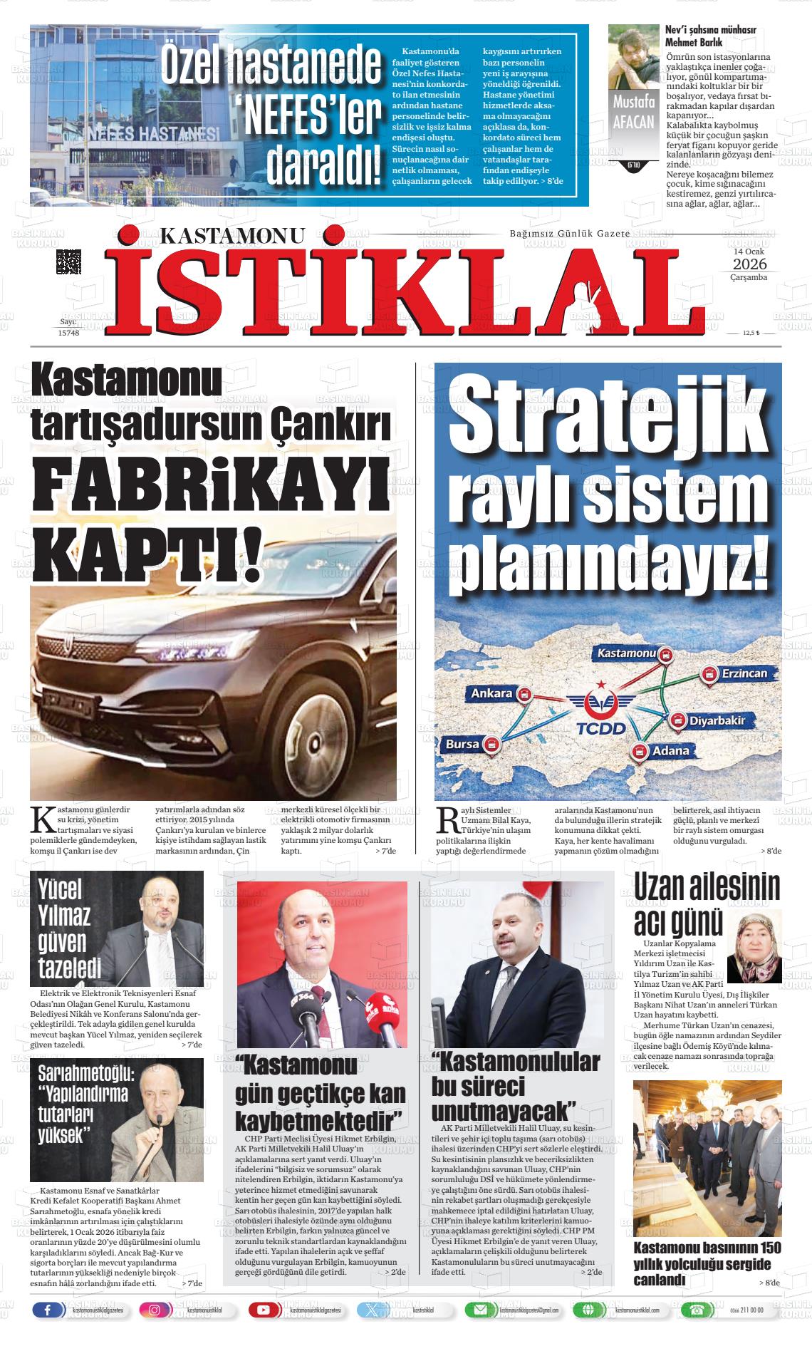 Kastamonu 14.01.2026