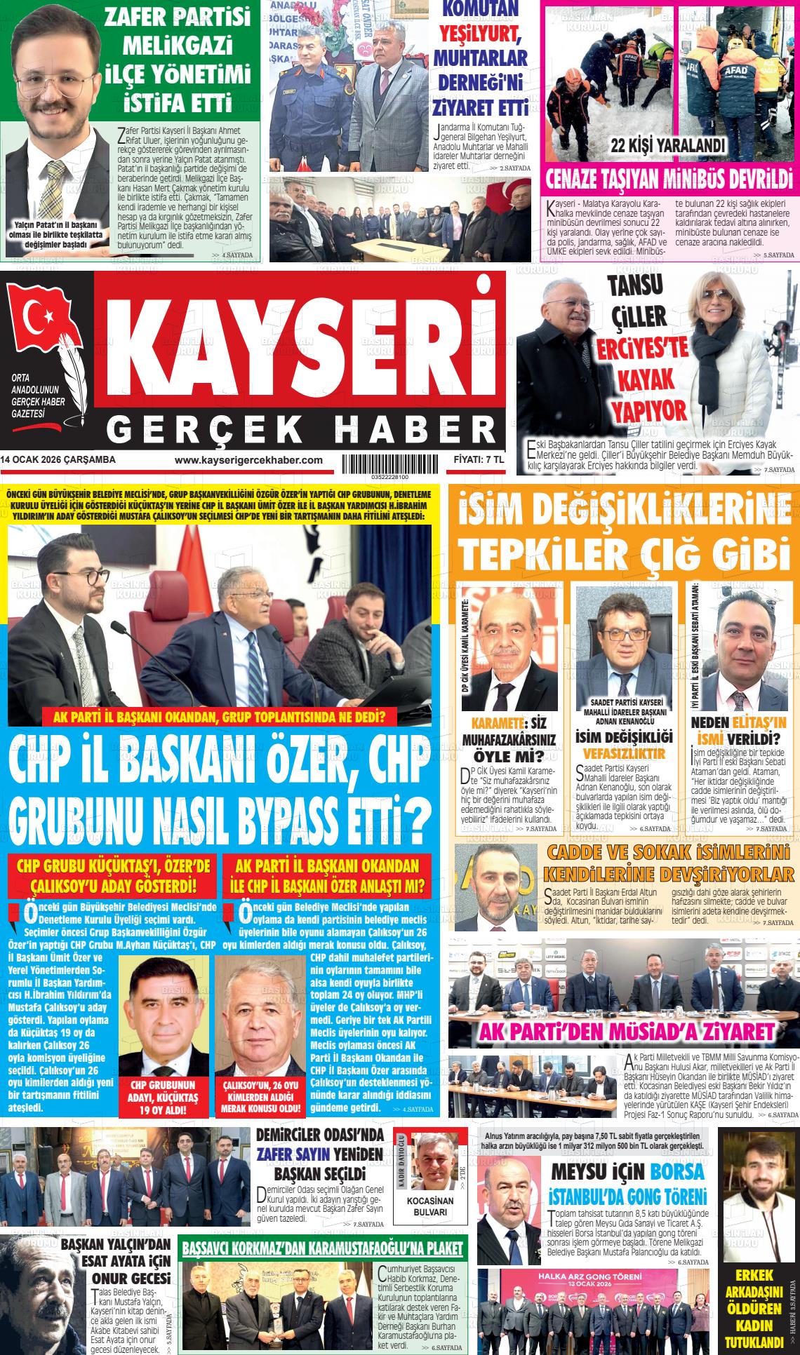 Kayseri Starhaber 14.01.2026