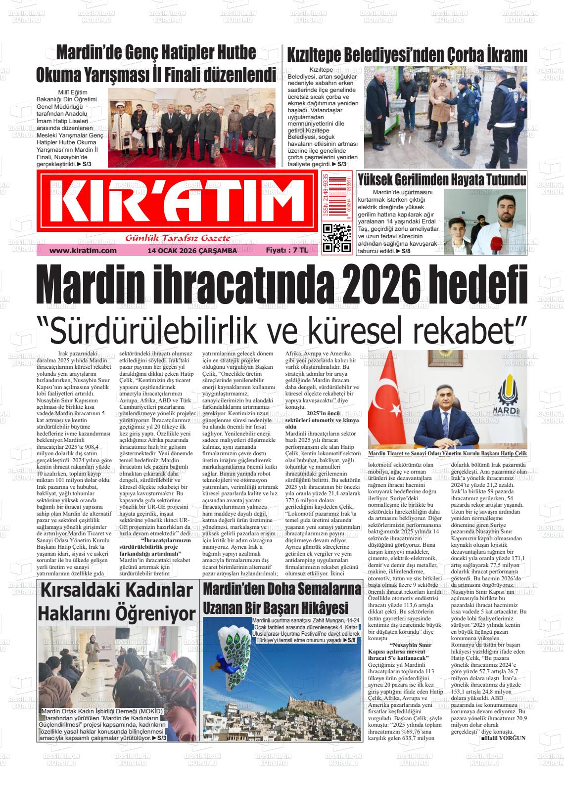Mardin Kiratim 14.01.2026