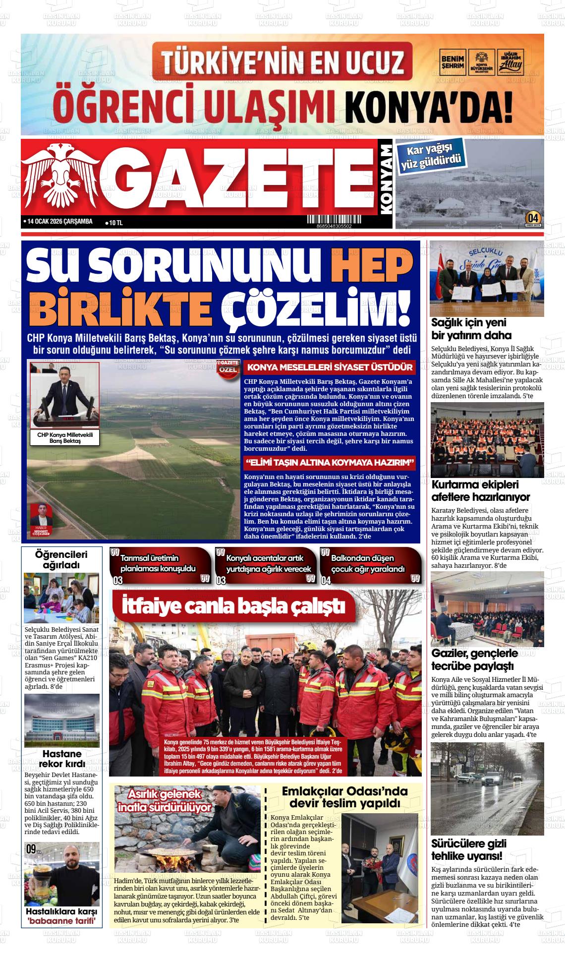 Konya Yenigun 14.01.2026