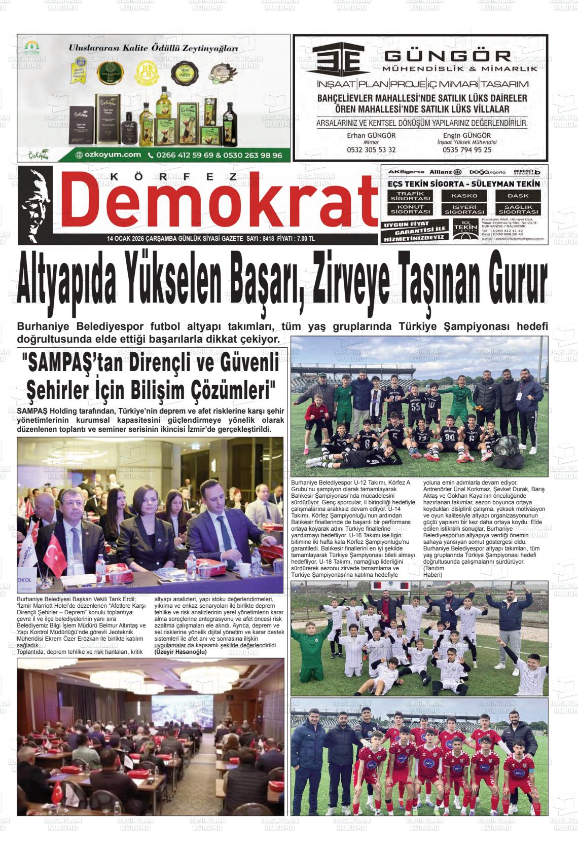 Balikesir Korfezdemokrat 14.01.2026