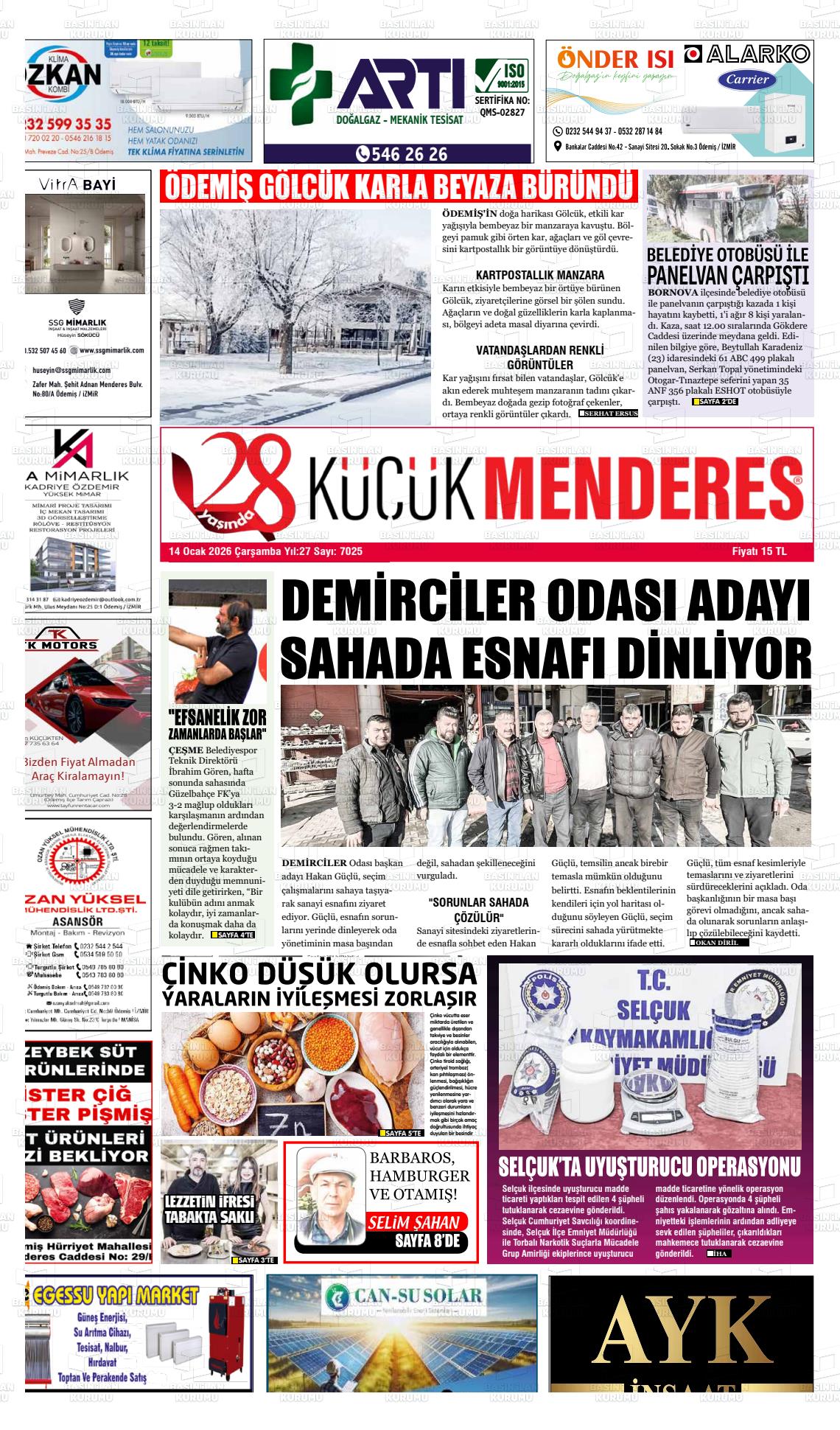 Izmir Kucukmenderes 14.01.2026