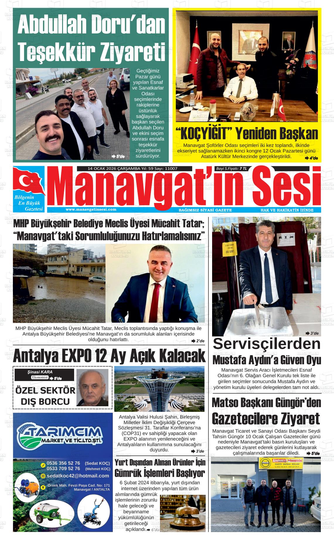 Antalya Manavgatinsesi 14.01.2026