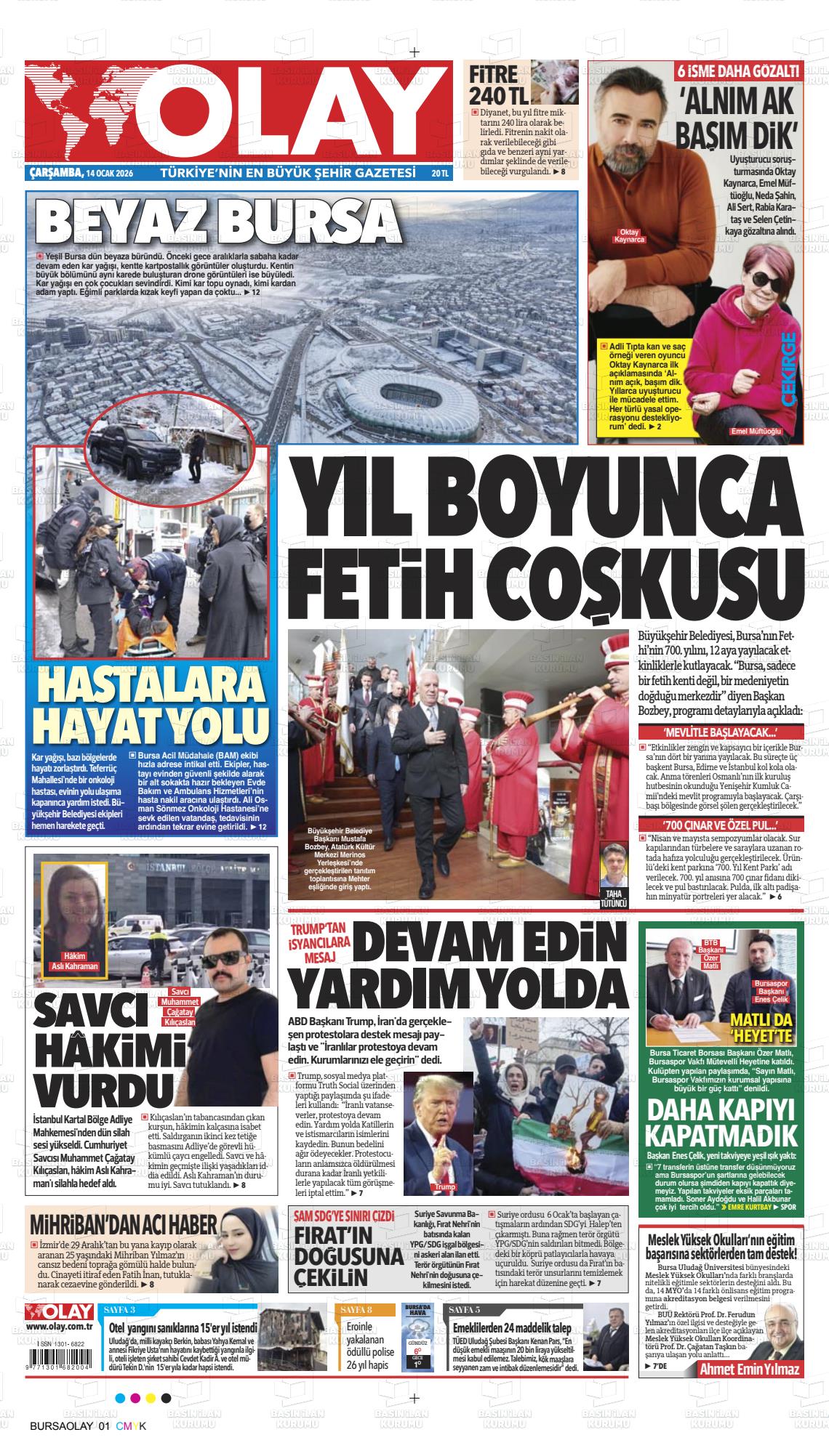 Hatay Olay 14.01.2026