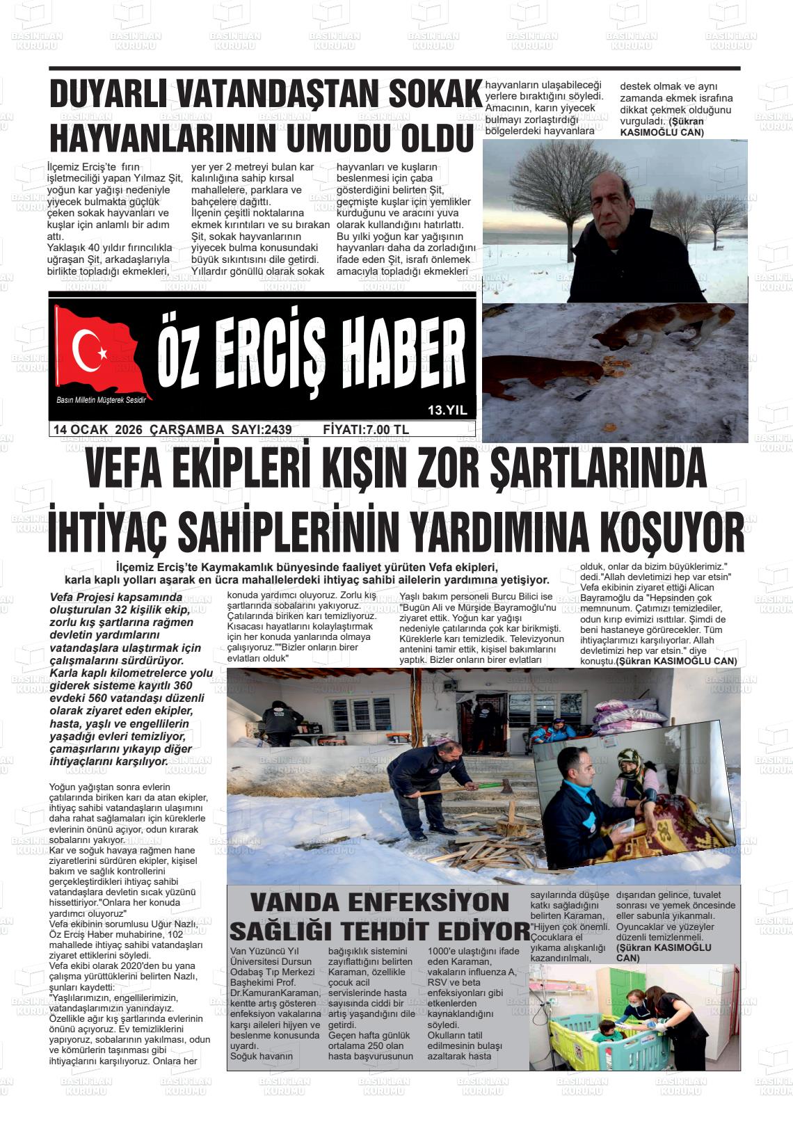 Van Ozercishaber 14.01.2026