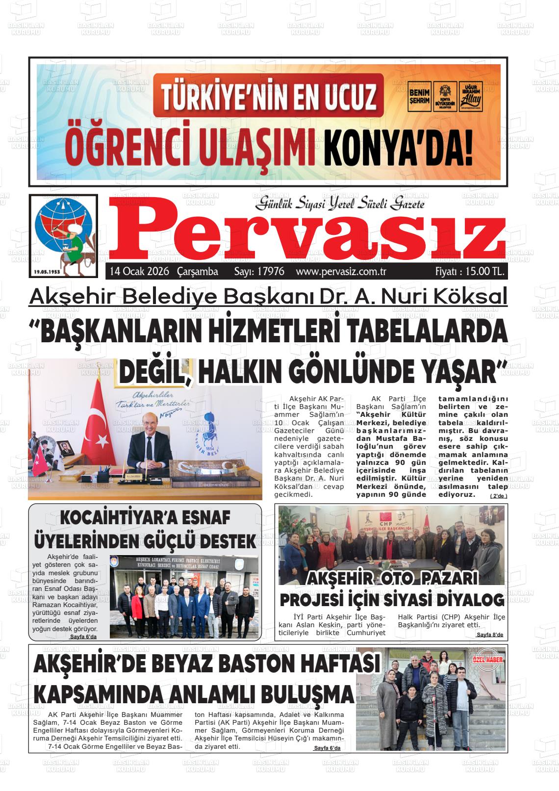 Konya Pervasiz 14.01.2026