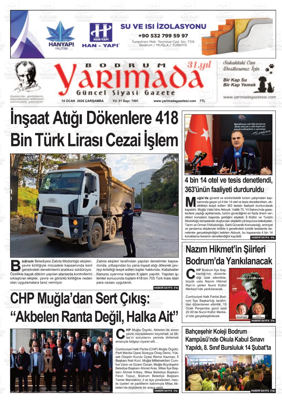 Mugla Yarimada 14.01.2026