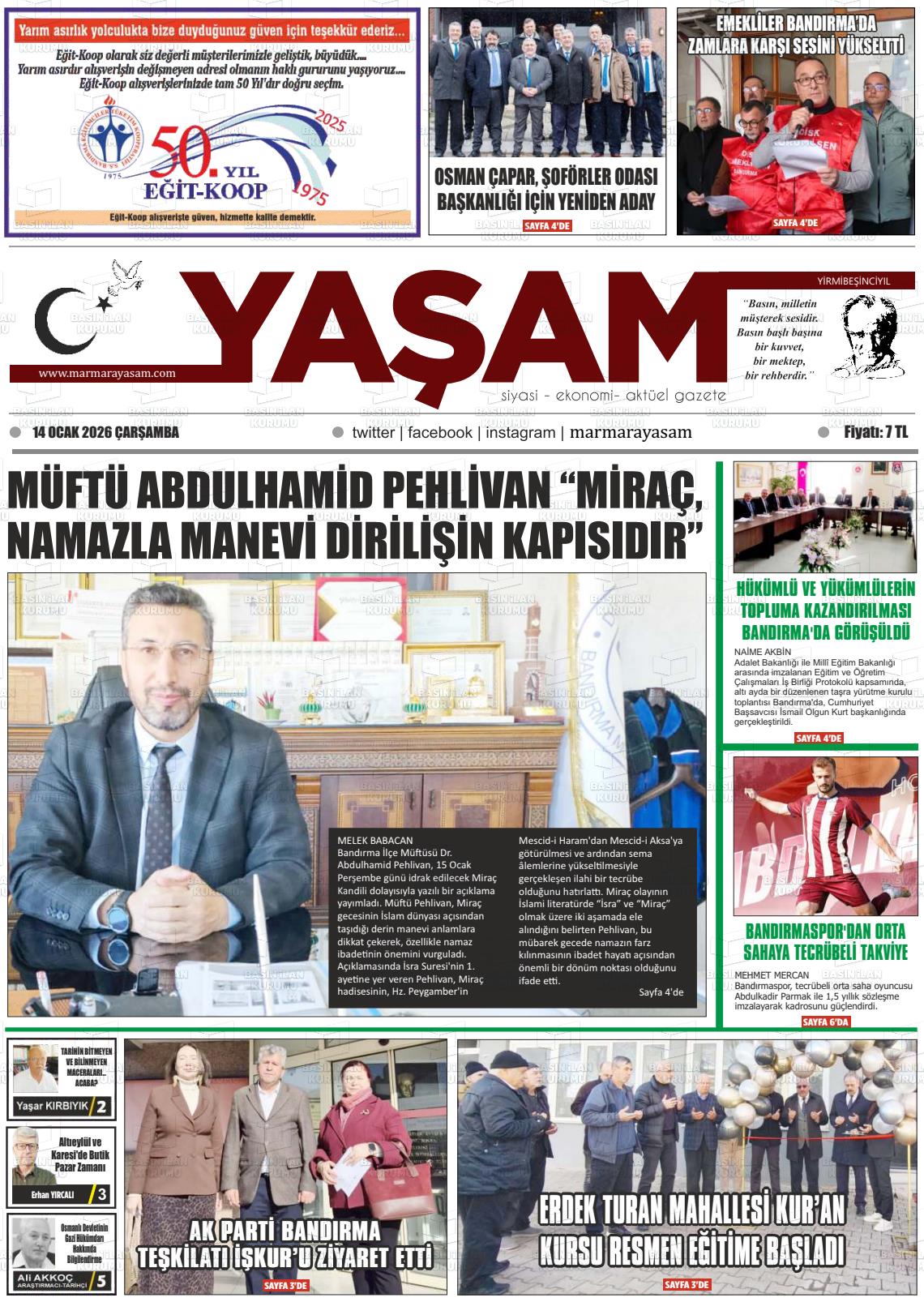 Canakkale Yasam 14.01.2026